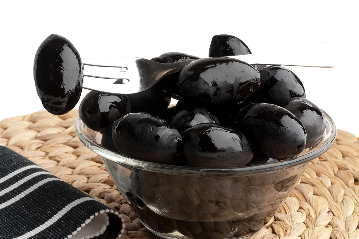 Black Cerignola Olives
