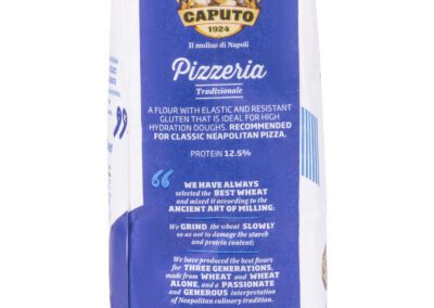 Caputo "00" Pizzeria 1kg Bag Details Side View
