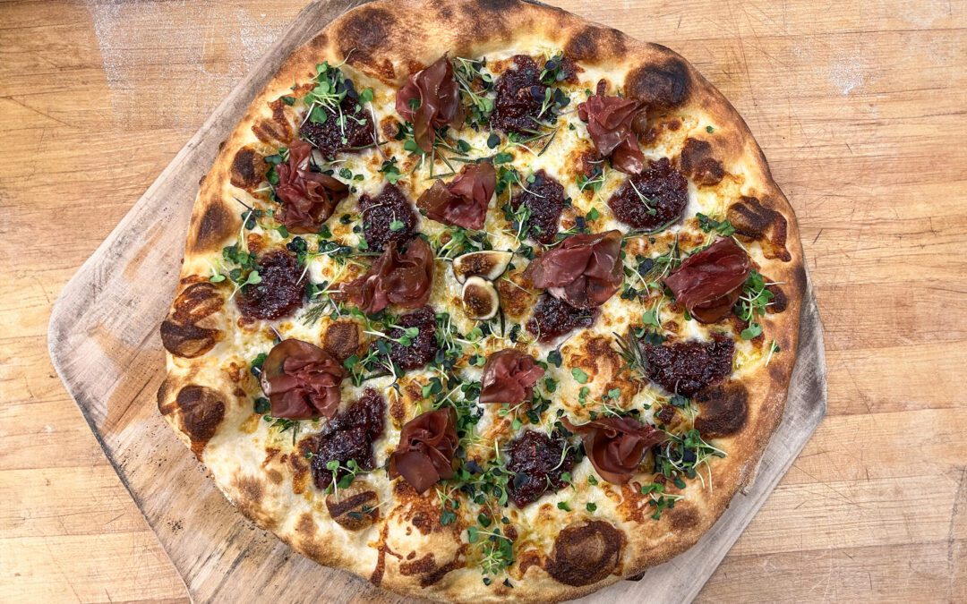 Bresaola and Fig Jam Pizza