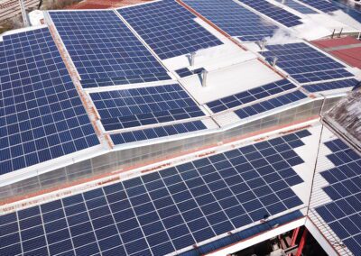 Ciao factory exterior solar panels