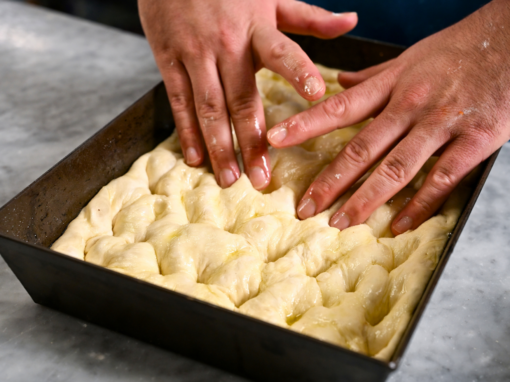 Focaccia with Saccorosso Focaccia with Saccorosso