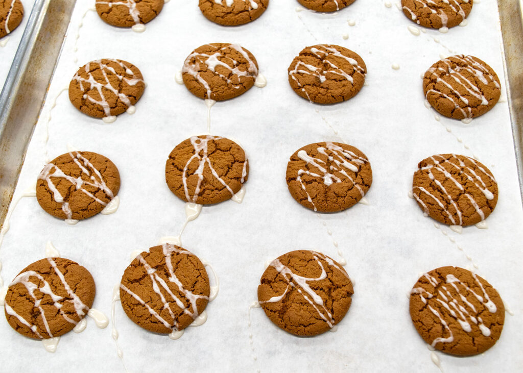 Glazed Gingersnaps