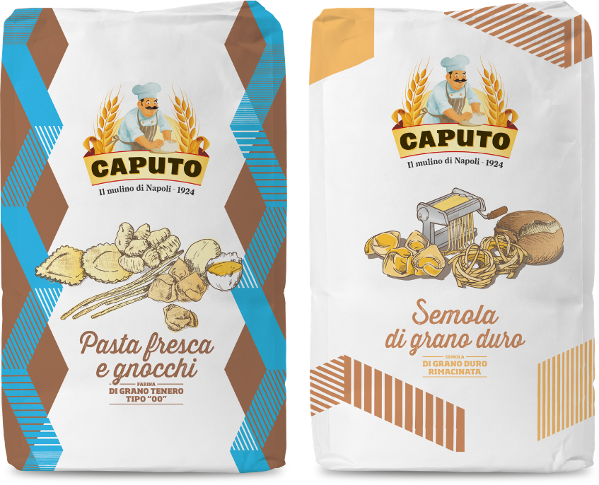 Caputo Pasta Fresca and Caputo Semola Rimacinata flours
