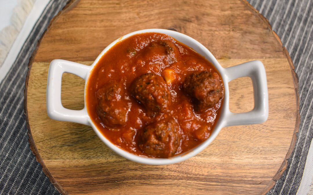 Christine’s Meatballs in Tomato Sauce