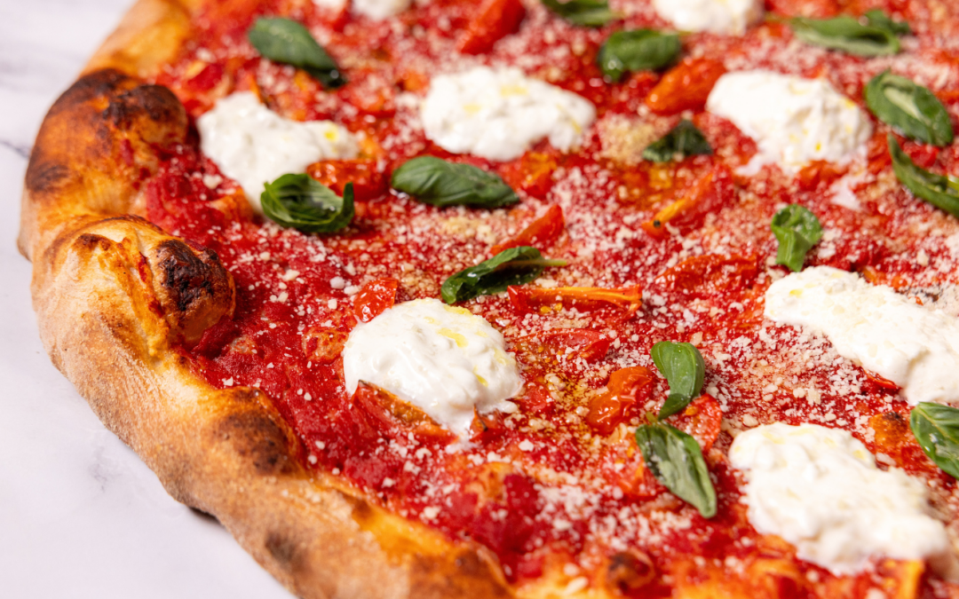 NY Style Stracciatella Pizza 18”