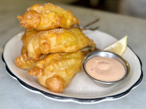 Peroni Battered Fried Squash Blossoms Peroni Battered Fried Squash Blossoms