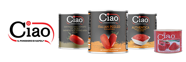 Ciao Italian tomato product lineup