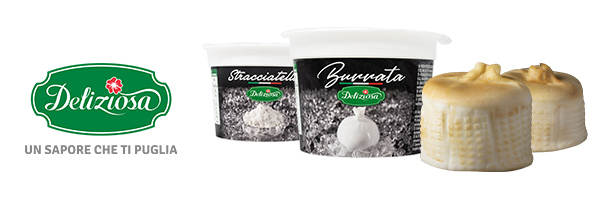 Deliziosa burrata and stracciatella cheese product lineup