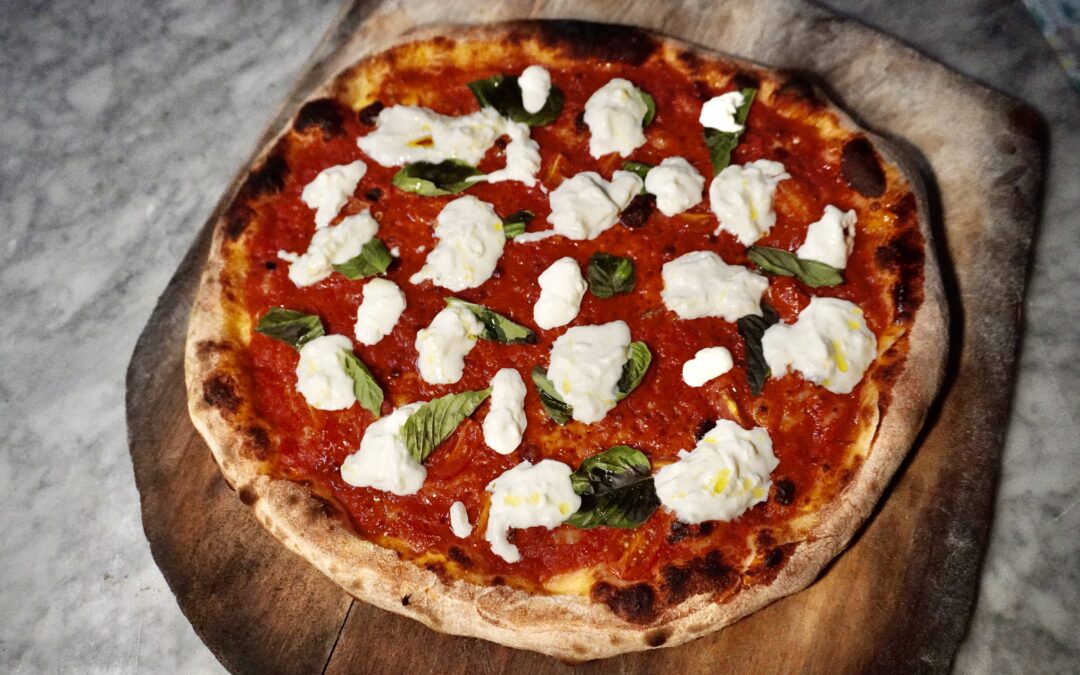 NY Style Stracciatella Pizza 18”